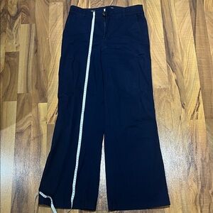 LOFT Women's Navy Wide Leg Pants